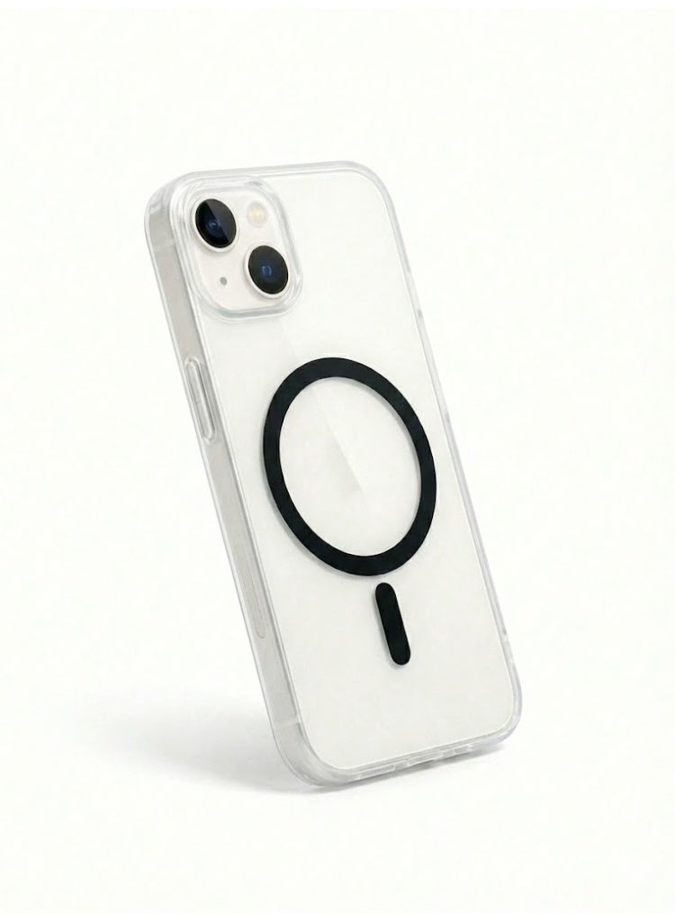 جراب شفاف لهاتف iPhone 13 / 14 ، تصميم أنيق وعصري يوفر الحماية - Image 2